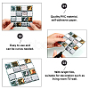 Square PVC 3D Self Adhesive Mosaic Pattern Stickers DIY-WH0260-84B-4