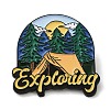 Outdoor Camping Theme Enamel Pins JEWB-F030-01-1