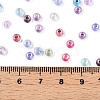 6/0 Transparent Inside Colours Glass Seed Round Beads SEED-N006-004-4