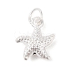 925 Sterling Silver Starfish Charms STER-K181-03S-1