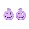 Spray Painted Alloy Charms X-PALLOY-T075-121B-RS-3