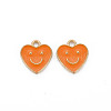 Alloy Enamel Charms X-ENAM-T016-12I-RS-2