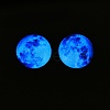 Fluorescent Glass Cabochons GGLA-T004-12D-4