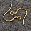 Real 18K Gold Plated Sterling Silver Earring Hooks X-H124-G-1