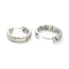 Brass Micro Pave Cubic Zirconia Huggie Hoop Earrings EJEW-A058-07P-2