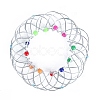 Metal Mandala Flower Basket Toy PW-WG99921-02-1