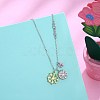 925 Sterling Silver Pendant Necklace NJEW-BB30312-4