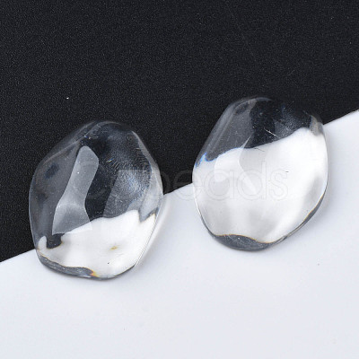 Transparent Resin Cabochons CRES-N031-008A-A01-1