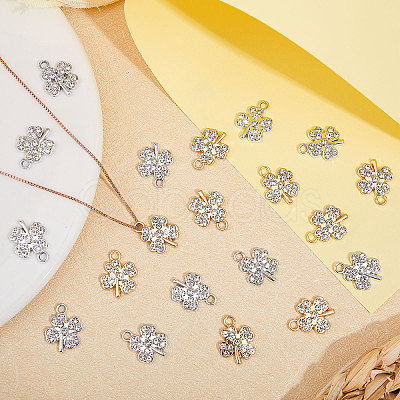 CHGCRAFT 40Pcs 2 Colors Alloy Pendants FIND-CA0006-74-1