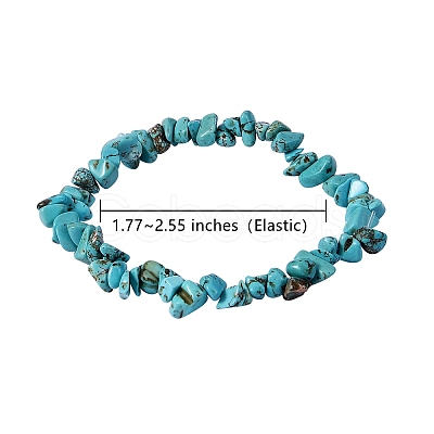 3 Sets 3 Styles Natural Citrine & Aventurine & Amethyst & Lapis Lazuli & Quartz Crystal & Amazonite & Sunstone & Howlite & Synthetic Coral & Malachite Chip Beaded Stretch Bracelets Sets BJEW-SZ0001-32-1