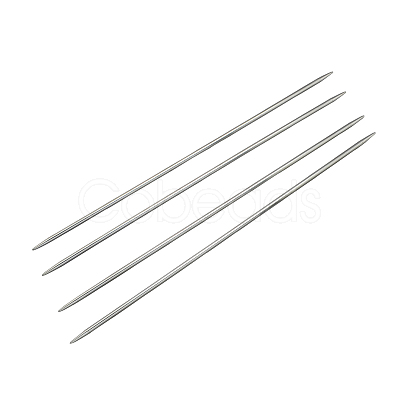 Stainless Steel Double Pointed Knitting Needles(DPNS) TOOL-R044-240x3.5mm-1