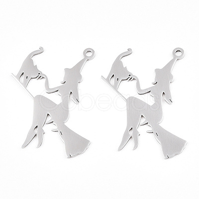 Non-Tarnish Halloween 201 Stainless Steel Pendants STAS-Q237-LA288-1