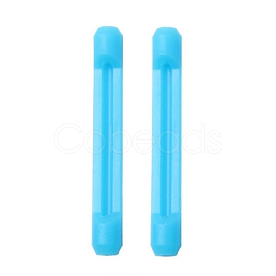 Non-slip Silicone Eyeglasses Ear Grip Tip Holder SIL-WH0004-01H-1