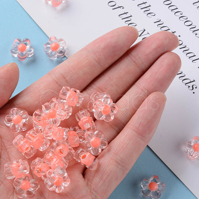 Transparent Acrylic Beads TACR-S152-06A-SS2109-1