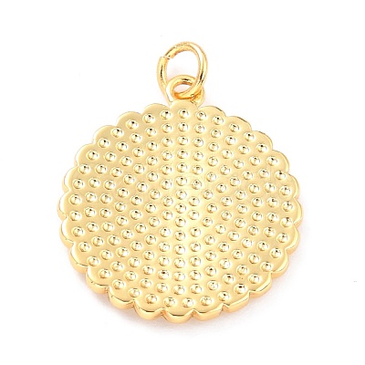 Real 18K Gold Plated Brass Pendants X-KK-L206-013G-03-1