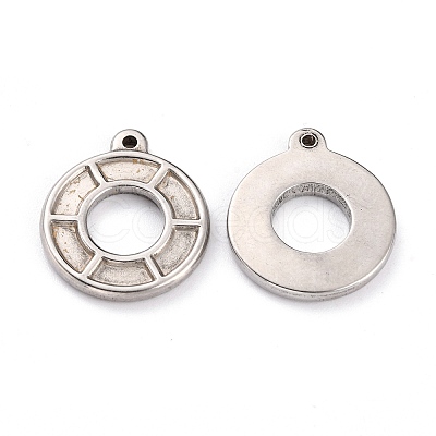 Non-Tarnish 304 Stainless Steel Pendants STAS-O145-22P-1