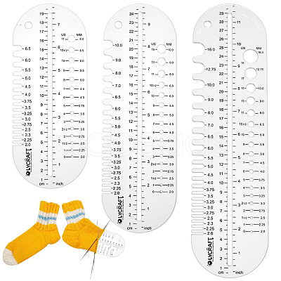 Transparent Acrylic Templates DIY-WH0488-63C-1