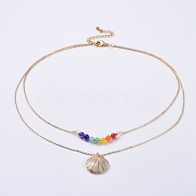 Chakra Jewelry NJEW-JN02482-02-1