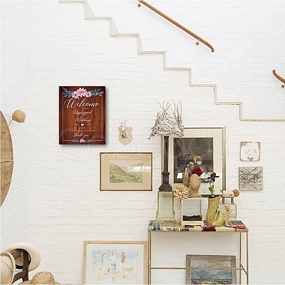 MDF Wooden Hanging Wall Decorations DIY-WH0266-006-1