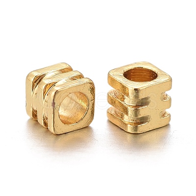 Brass Spacer Beads KK-K249-02A-G-1