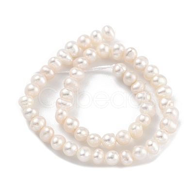 Natural Cultured Freshwater Pearl Beads Strands PEAR-C003-07E-1