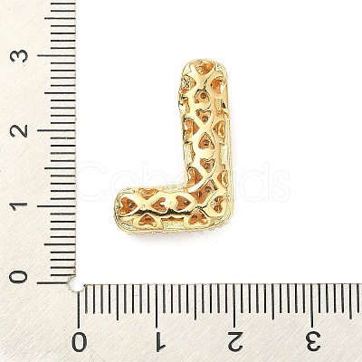 Rack Plating Brass Micro Pave Cubic Zirconia Pendants KK-Q790-01L-G-1