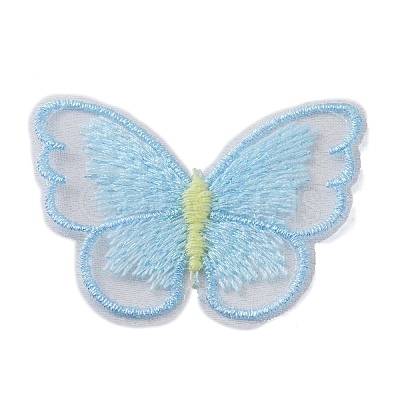 Sew on Computerized Embroidery Polyester Clothing Patches DIY-TAC0012-63E-1