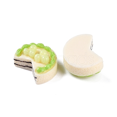 Opaque Resin Imitation Food Decoden Cabochons CRES-I032-02C-1