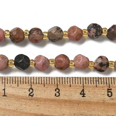 Natural Rhodonite Beads Strands G-K387-A15-01-1