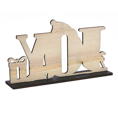 Wood Tabletop Display Decorations WOOD-N005-73-1