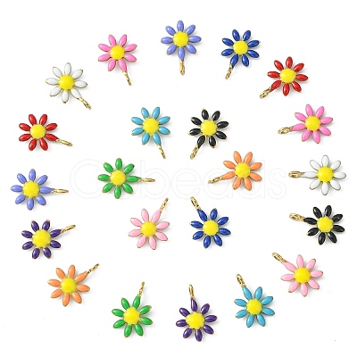 22Pcs 11 Colors 304 Stainless Steel Charms STAS-CJ0002-27-1