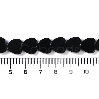 Natural Black Onyx(Dyed & Heated) Beads Strands G-NH0011-G05-01-1