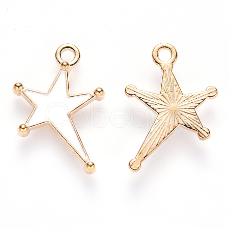 Alloy Enamel Pendants X-ENAM-S121-026-1