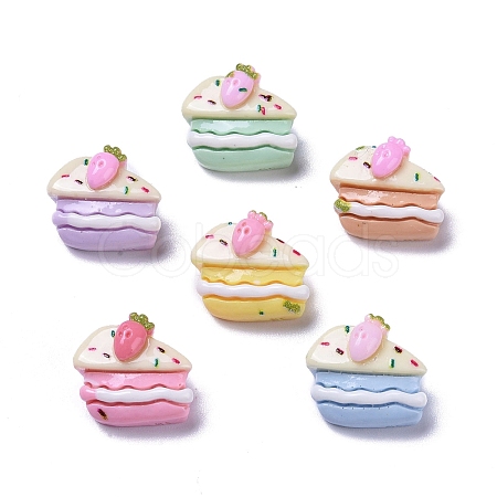 Opaque Cute Resin Decoden Cabochons RESI-B024-01C-1