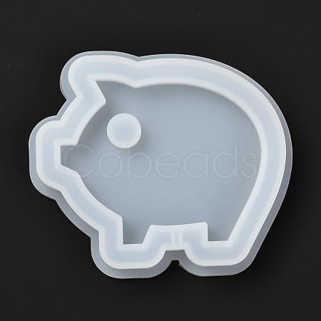 DIY Pig Shaker/Quicksand Jewelry Silicone Molds DIY-I057-12-1
