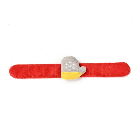 (Jewelry Parties Factory Sale)Christmas Slap Bracelets BJEW-B012-03-1