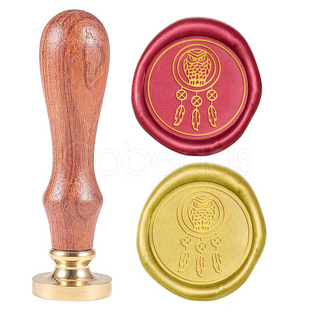 Wax Seal Stamp Set AJEW-WH0131-518-1