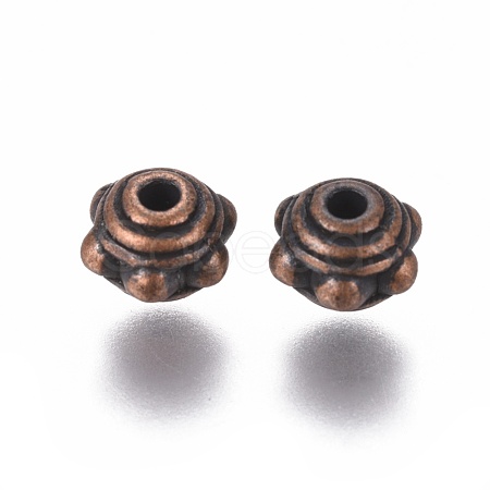 Tibetan Style Alloy Spacer Beads X-RLF1017Y-1