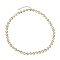 Ion Plating(IP) 304 Stainless Steel Chain Necklaces for Women, Golden & Stainless Steel Color, 17.60 inch(44.7cm)