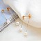 Pearl Clip-on Earrings Tassel Earrings Vintage Ear Cuff Luxury Retro Jewelry