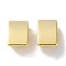 Brass Watch Band Clasps, Cadmium Free & Lead Free, Rectangle, Real 24K Gold Plated, 10x7x5mm