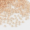 Iron Open Jump Rings, Cadmium Free & Lead Free, Rose Gold, 8x0.9mm, Inner Diameter: 6.2mm, about 369pcs/45g