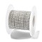 Iron Rhinestone Glass Cup Chain, with Spool, Crystal, 2x2~2.5x2mm, about 16.40 Feet(5m)/Roll