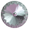 Preciosa&reg MAXIMA Crystal Round Stones, Czech Crystal, Aluminium Layer, Bicone(436 11 177 Rivoli), 00030 265 Vitrail Light, SS39(8.15~8.4mm)