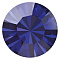 Preciosa&reg MAXIMA Crystal Round Stones, Czech Crystal, Dura Foiling, Round(431 11 615 Chaton), 30280 Dark Indigo, SS29(6.15~6.35mm)