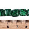 Synthetic Malachite Beads Strands G-M435-A16-01-5