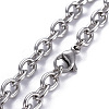 304 Stainless Steel Pendant Necklaces NJEW-O113-10P-5