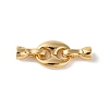 Brass Fold Over Clasps KK-U016-12G-1