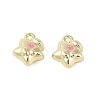 Rack Plating Alloy Enamel Charms FIND-B037-05G-01-1