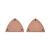 Poplar Wood Dyed Triangle Chandelier Component Links WOOD-N016-14-1